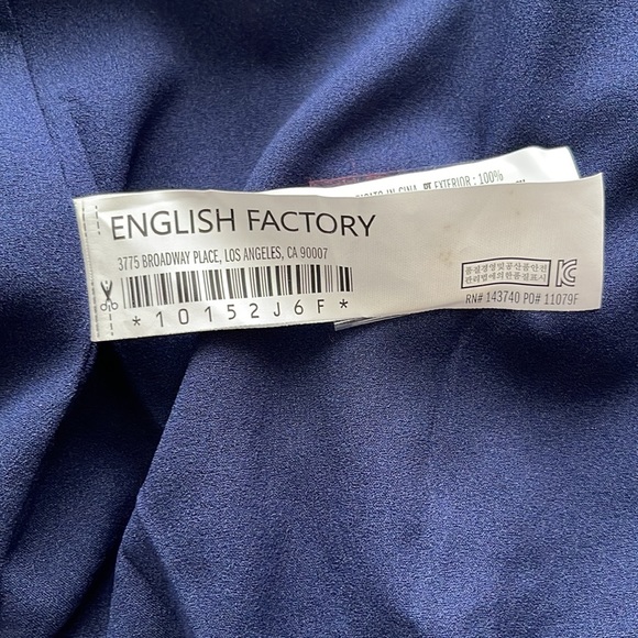 English Factory Bomber Varsity Lace Shell Jacket Womens Sz M NWT* - Picture 12 of 14